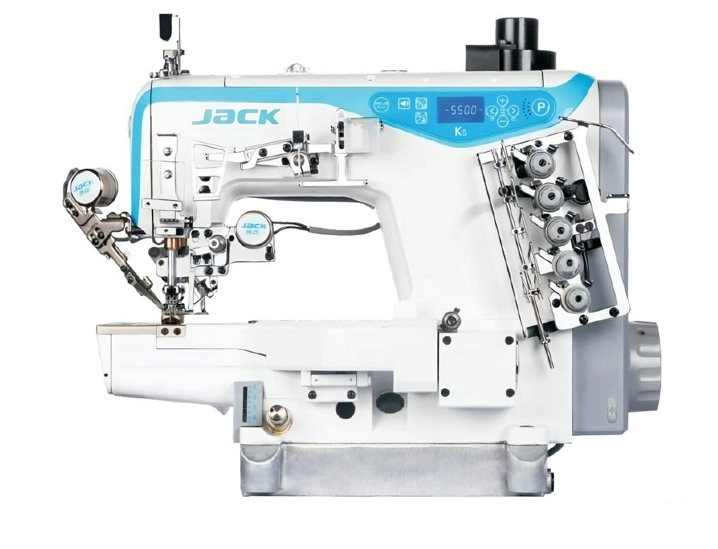 Промышленная швейная машина Jack K5E-UT-01GB (6,4 мм) (комплект)